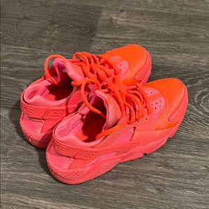 Kids Bright Orange Sneakers